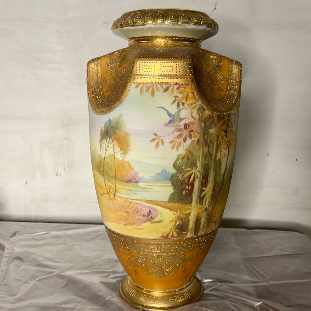 Vintage Hand Painted Nippon Vase